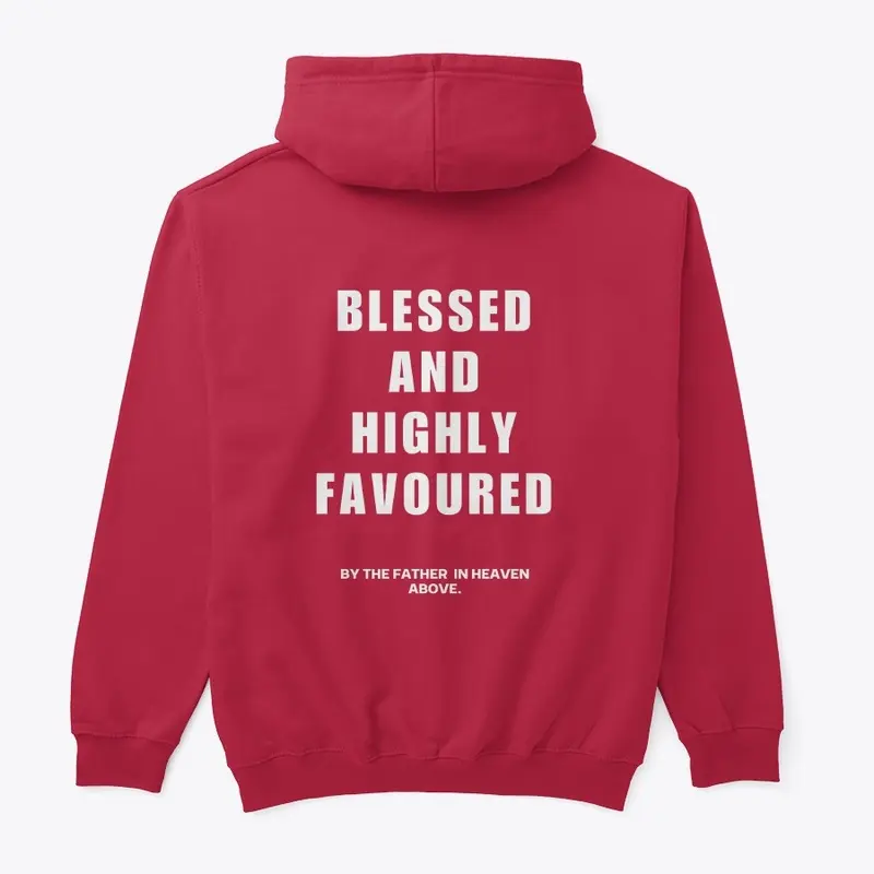 BLESSED HOODIE (RED)