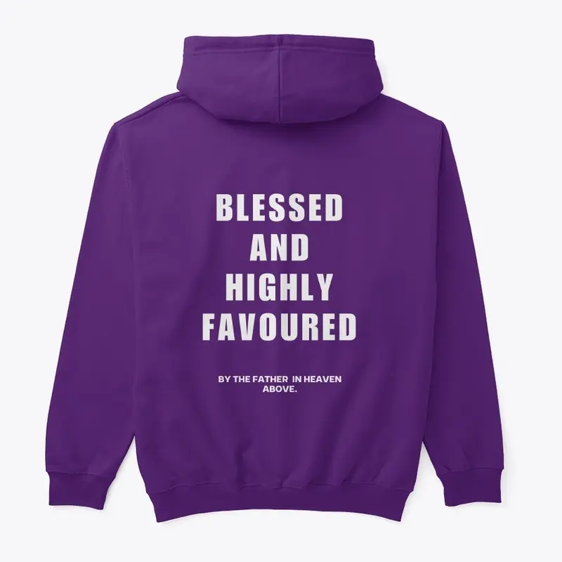 BLESSED HOODIE ( PURPLE)