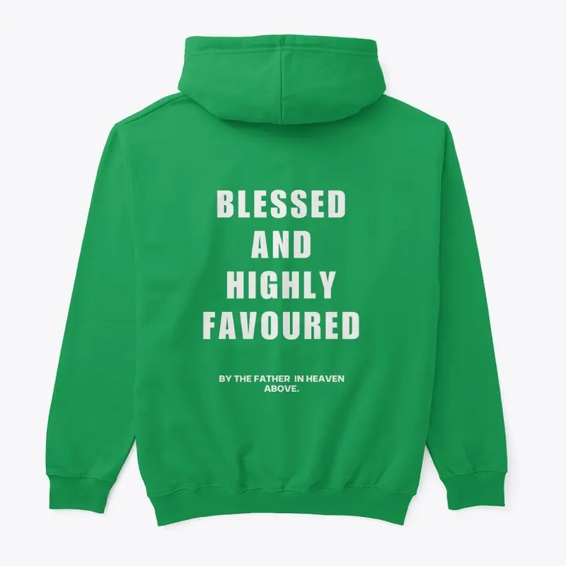 BLESSED HOODIE ( GREEN)